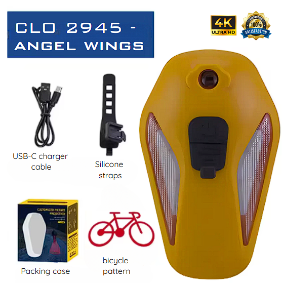 Holographic LED Wing Projector: IPX-5 Version, 4K+ QUALITY