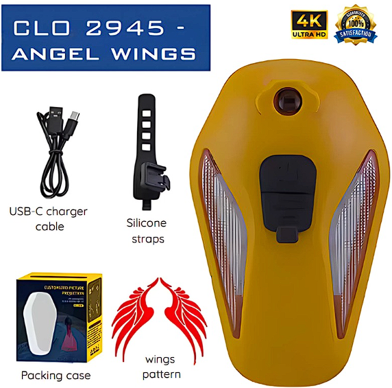 Holographic LED Wing Projector: IPX-5 Version, 4K+ QUALITY
