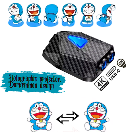 Holographic LED Motion Projector X-Flux 4K HD