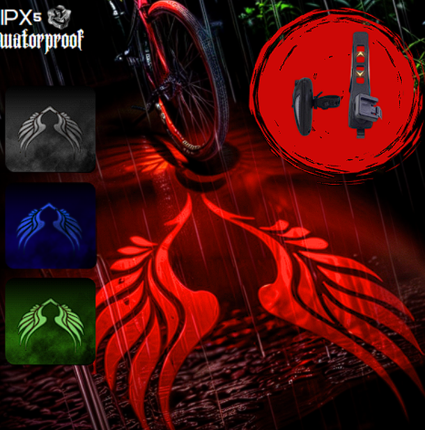 Holographic LED Wing Projector: IPX-5 Version, 4K+ QUALITY
