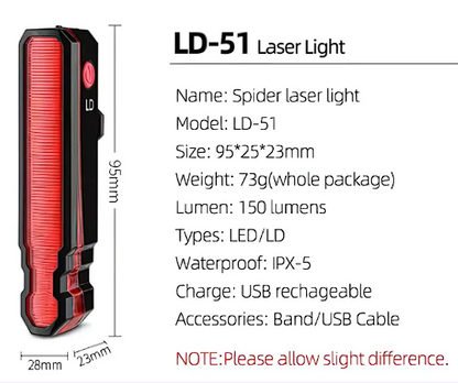 Holographic LED Projector, IPX5 Model - Spider, 4k HD