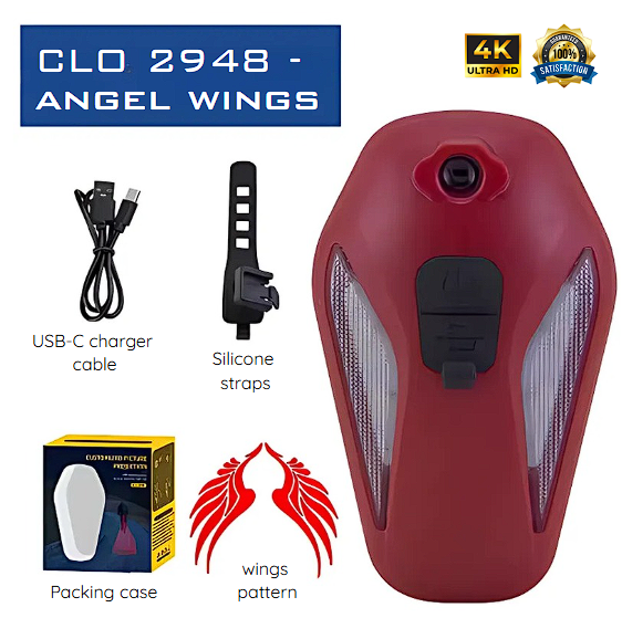 Holographic LED Wing Projector: IPX-5 Version, 4K+ QUALITY