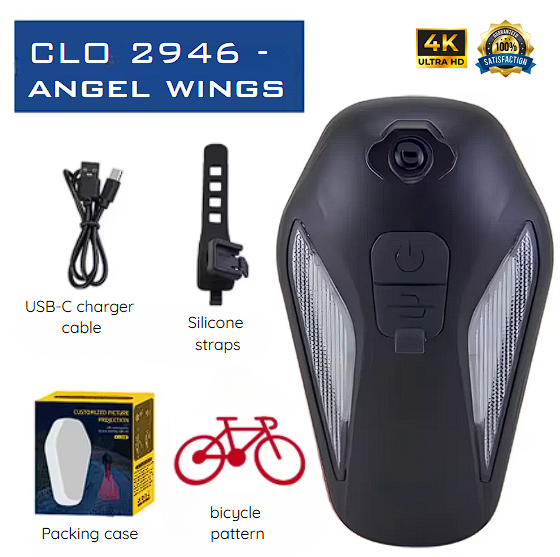 Holographic LED Wing Projector: IPX-5 Version, 4K+ QUALITY