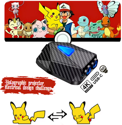 Holographic LED Motion Projector X-Flux  4K HD