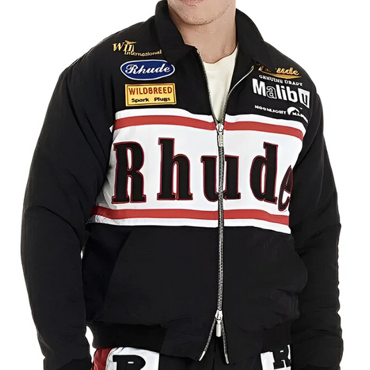 Rhode Black Racing Jacket